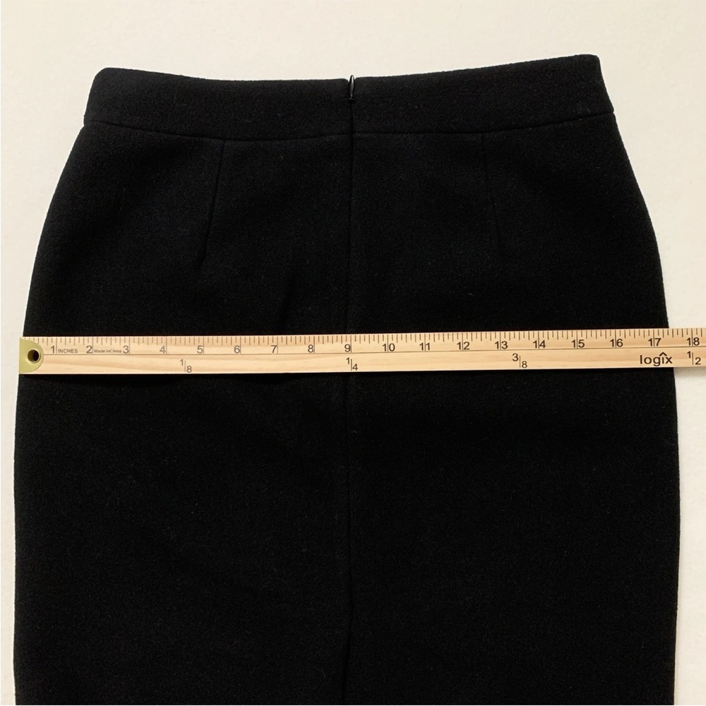 NWT J.Crew Mercantile Womens Pencil Skirt Lined Back zip Wool Blend Black Size 0 - Picture 12 of 16